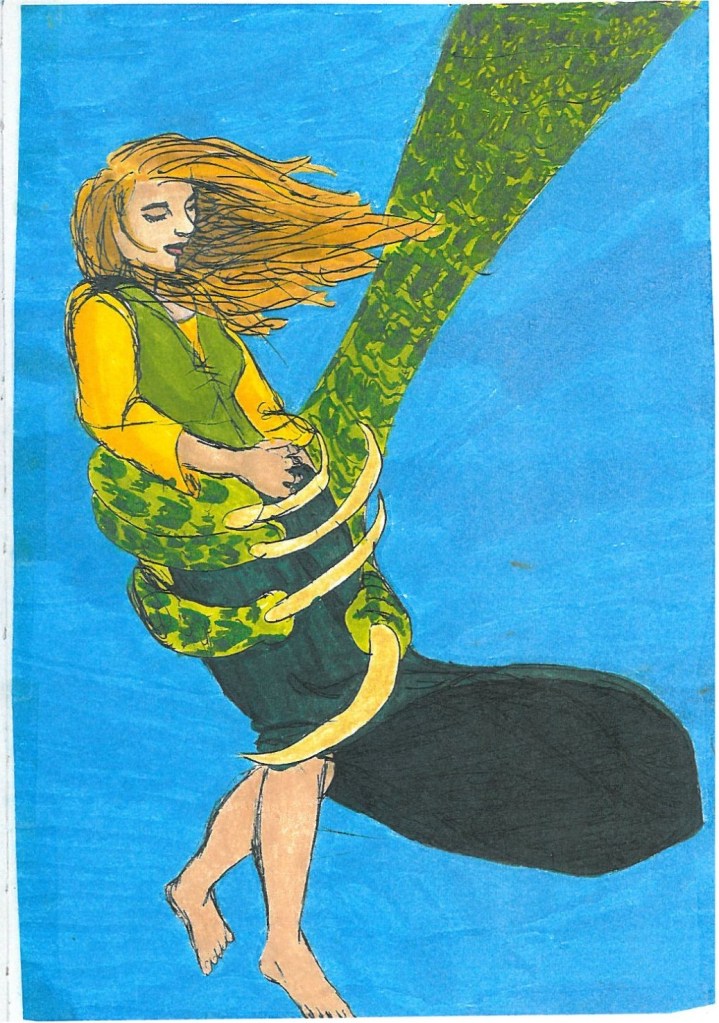 Second kidnapping: Saige seized by a dragon